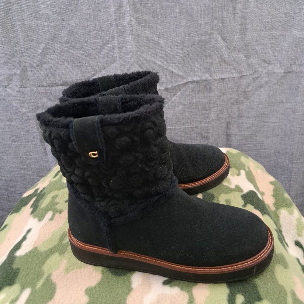 %Coach, ivy boot, Black, Size 8B Women / D13 - Picture 2 of 12